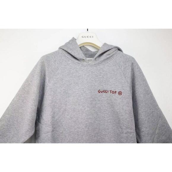 NWT Gucci Kids Hoodie punk print logo in grey size 10 - Picture 3 of 12